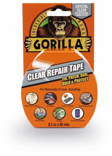 Gorilla Tape Clear Repair i gruppen Underhåll / Tvätt / Underhåll hos Campingtillbehör 4U Norden AB (08-9030-728)